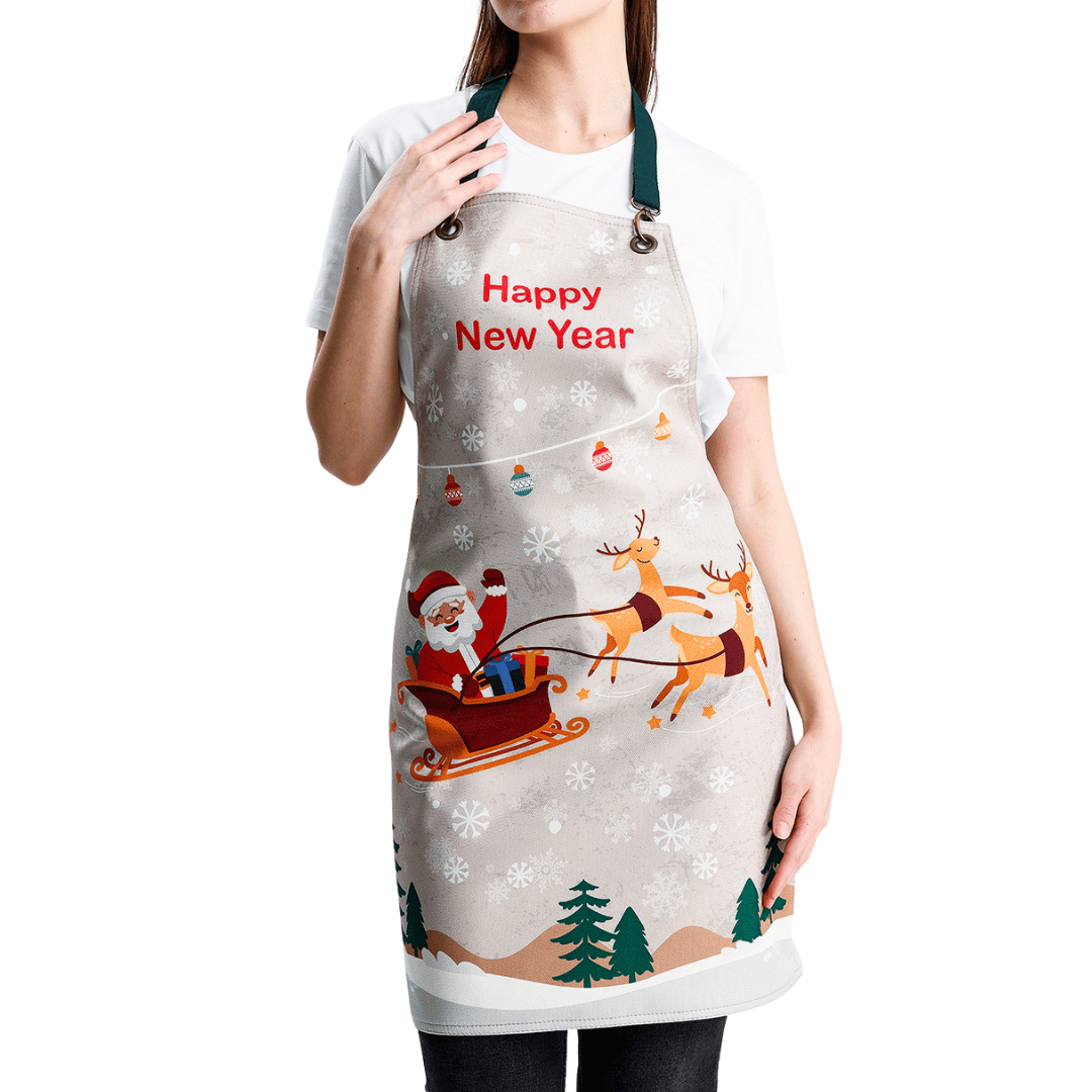 Winter Holiday Apron - Winter Journey