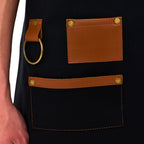 New York Apron - Black Denim