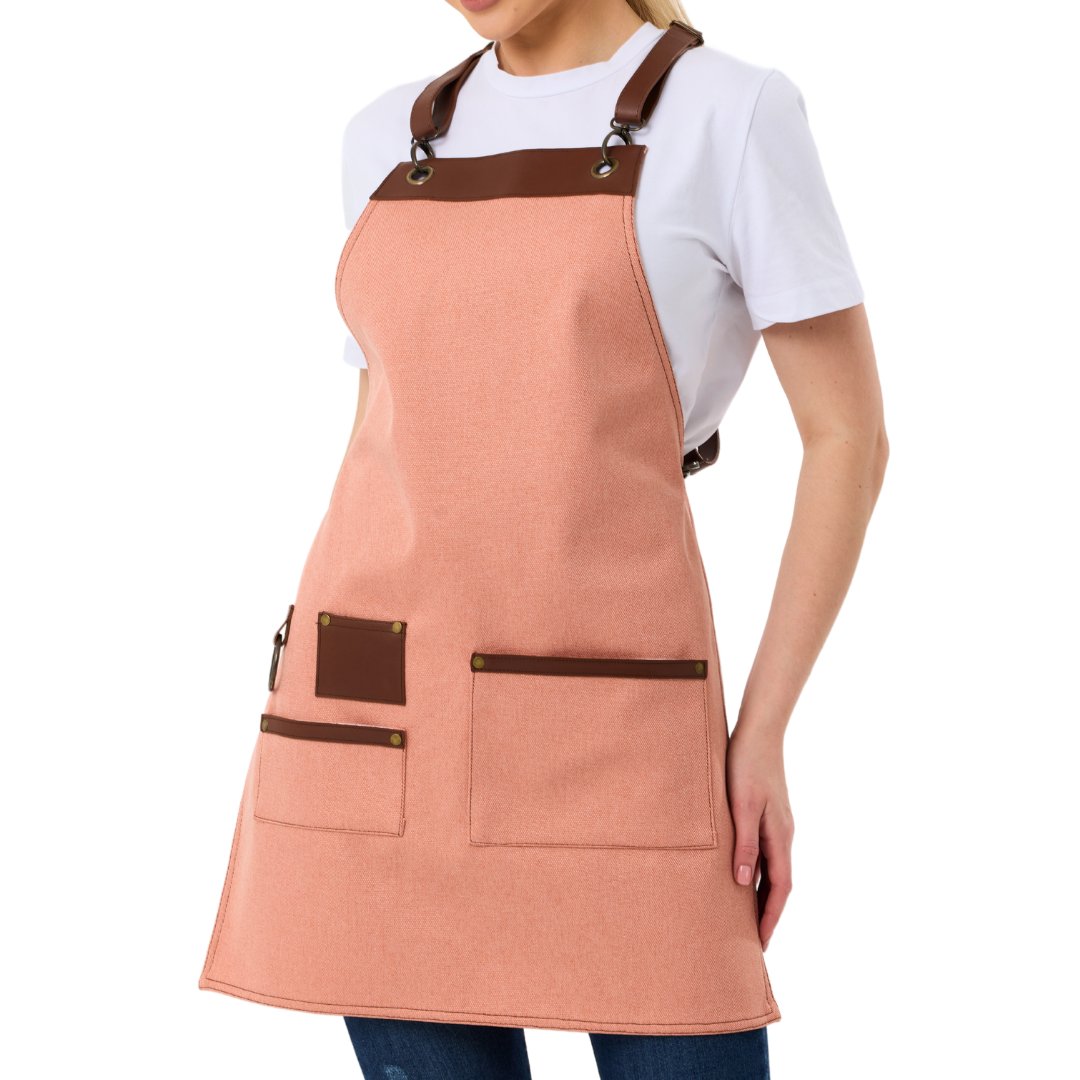 New York Apron - Clay Pink