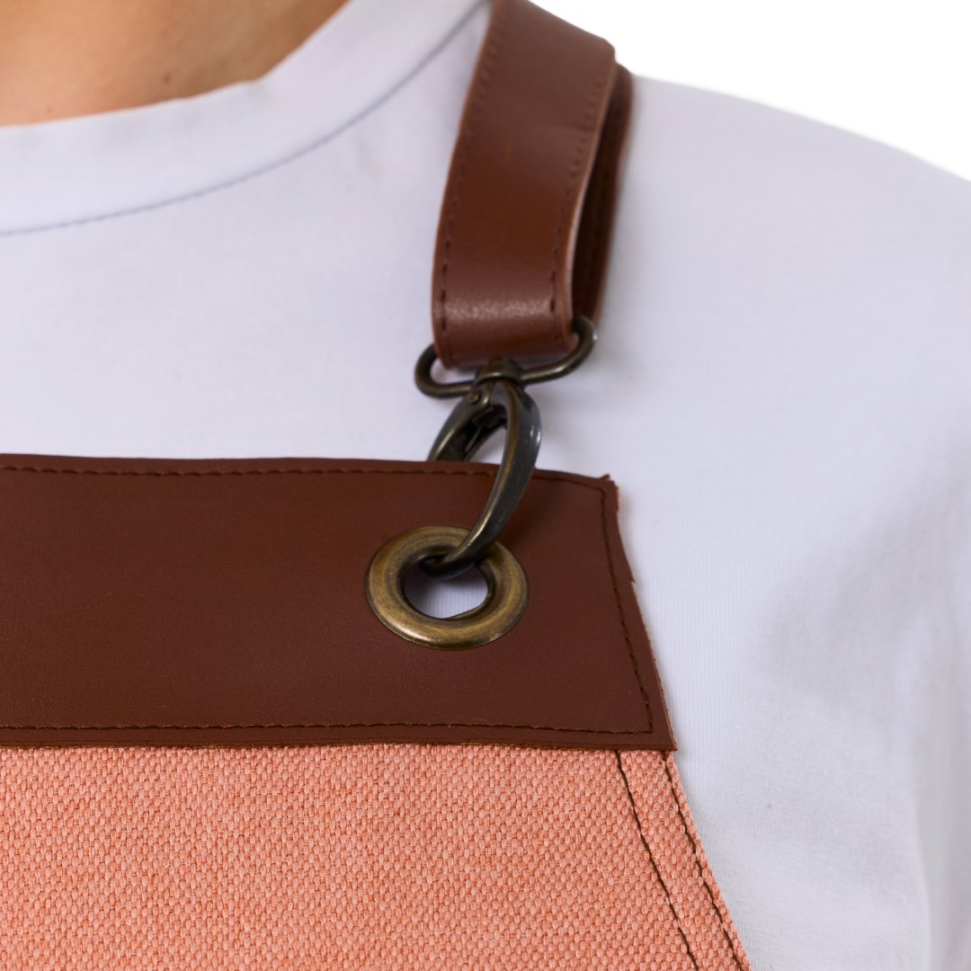 New York Apron - Clay Pink