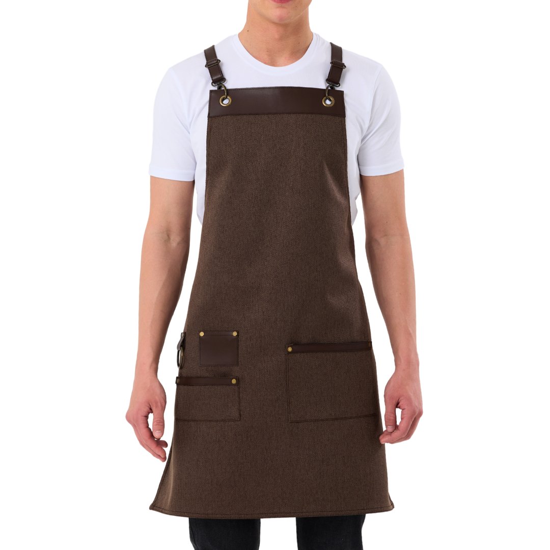 New York Apron - Coffee Brown