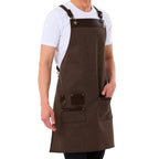 New York Apron - Coffee Brown