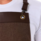 New York Apron - Coffee Brown