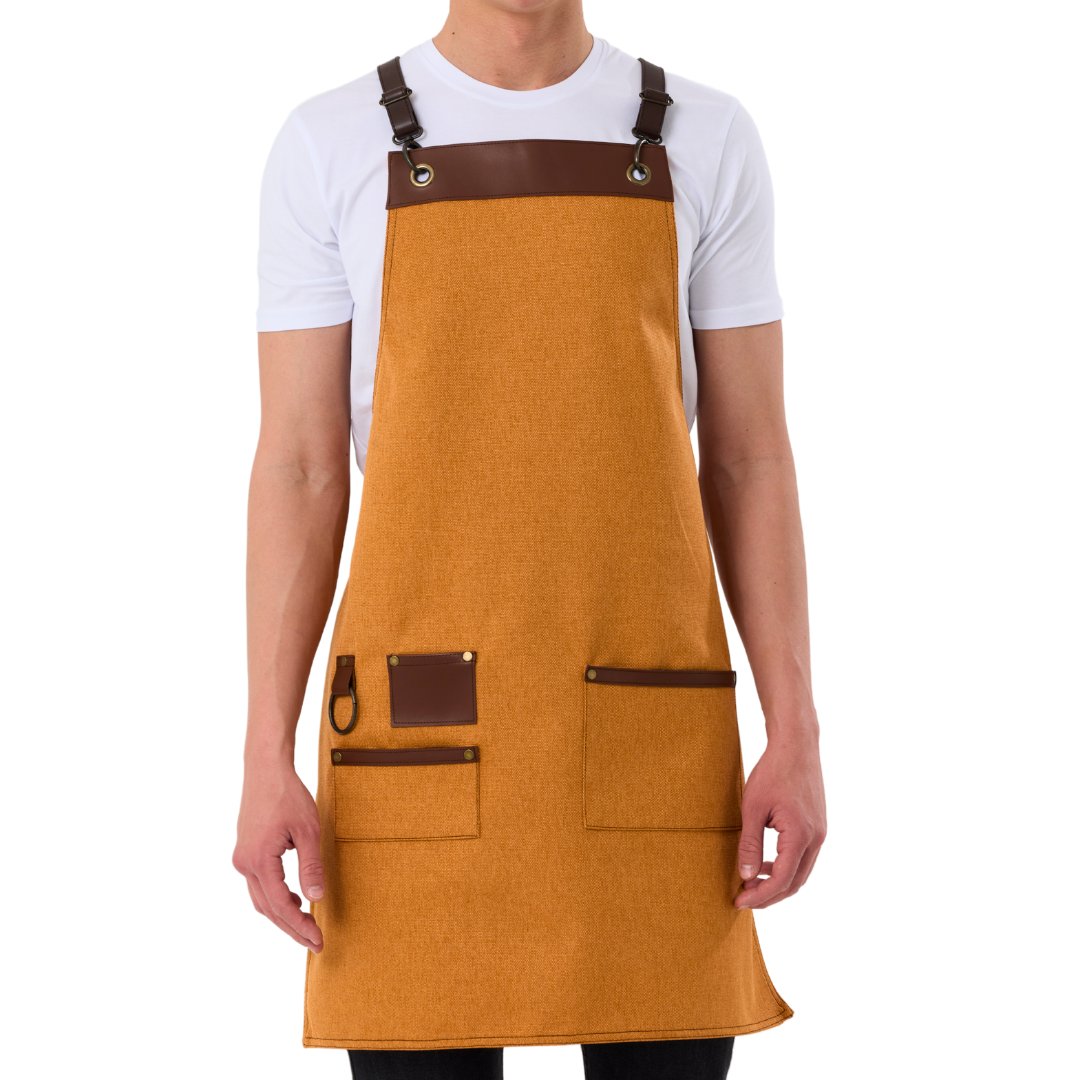 New York Apron - Marigold Orange
