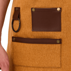 New York Apron - Marigold Orange