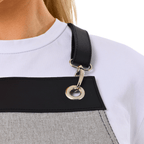 New York Apron - Silver Grey