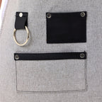 New York Apron - Silver Grey