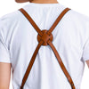 Personalised Premium Apron with Vegan Leather Accents