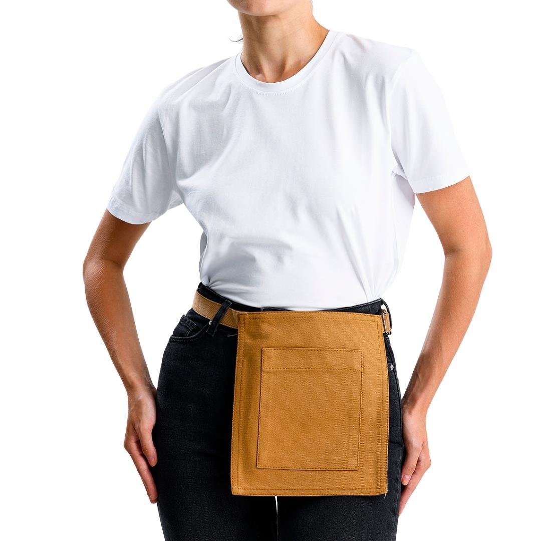 Riga Waist Apron - Caramel Brown