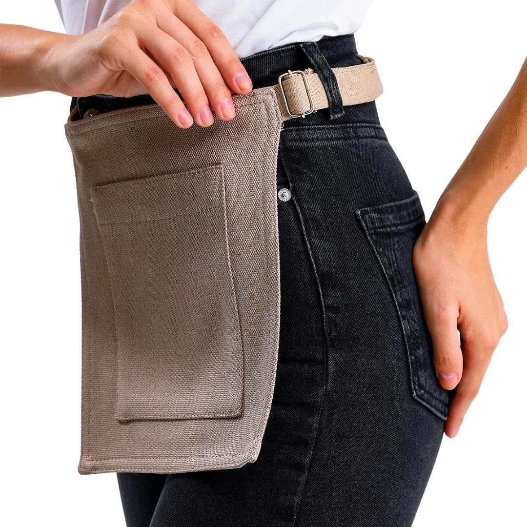 Riga Waist Apron - Sandstone