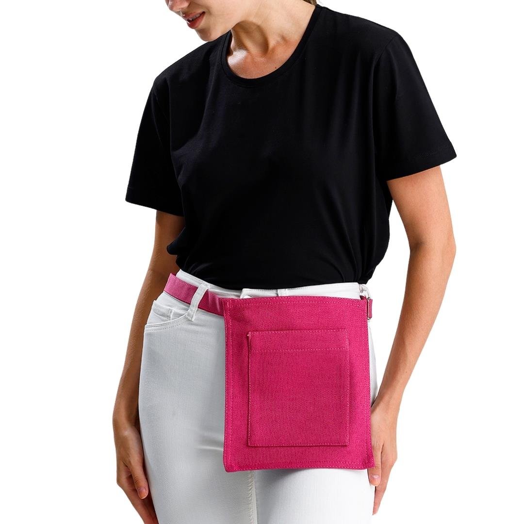 Riga Waist Apron - Magenta Pink