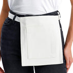 Riga Waist Apron - White
