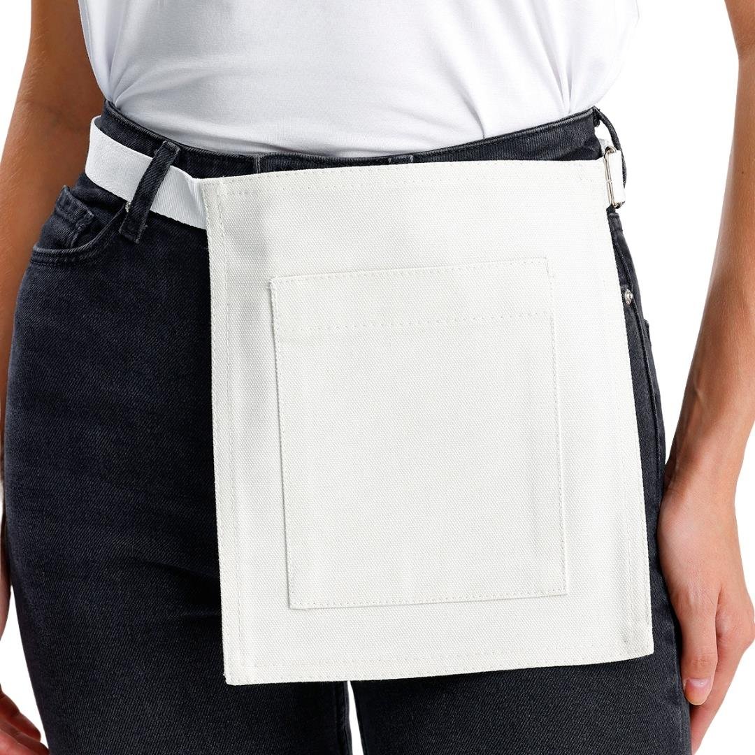 Riga Waist Apron - White