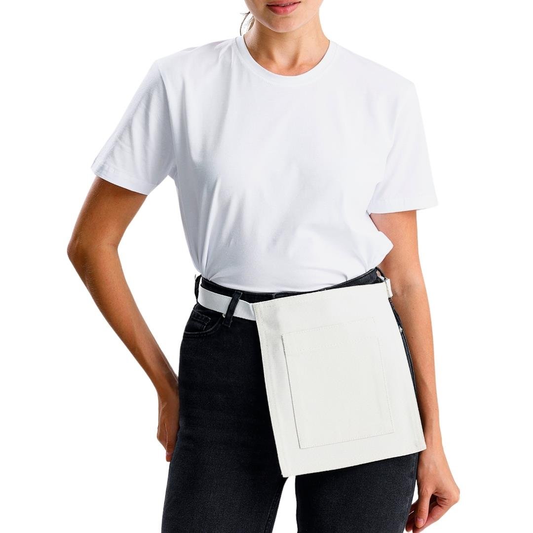 Riga Waist Apron - White
