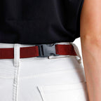 Riga Waist Apron - Burgundy Red