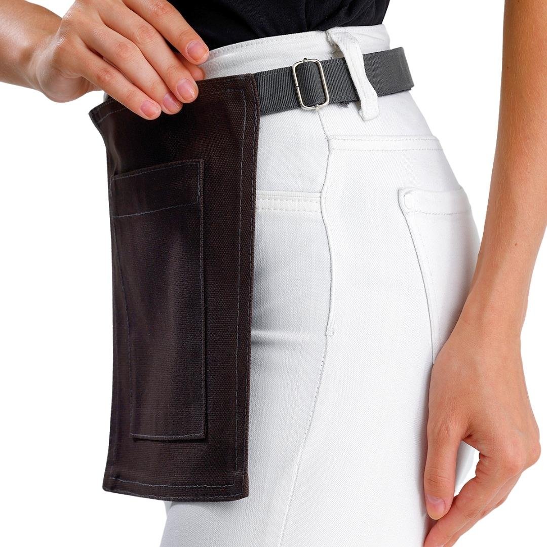 Riga Waist Apron - Dark Brown