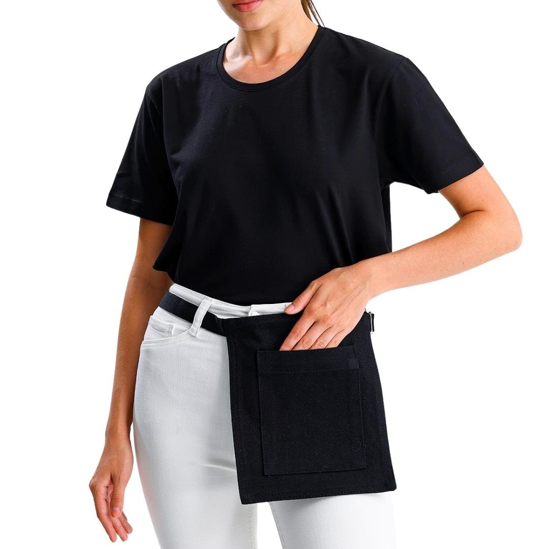 Riga Waist Apron - Black Denim