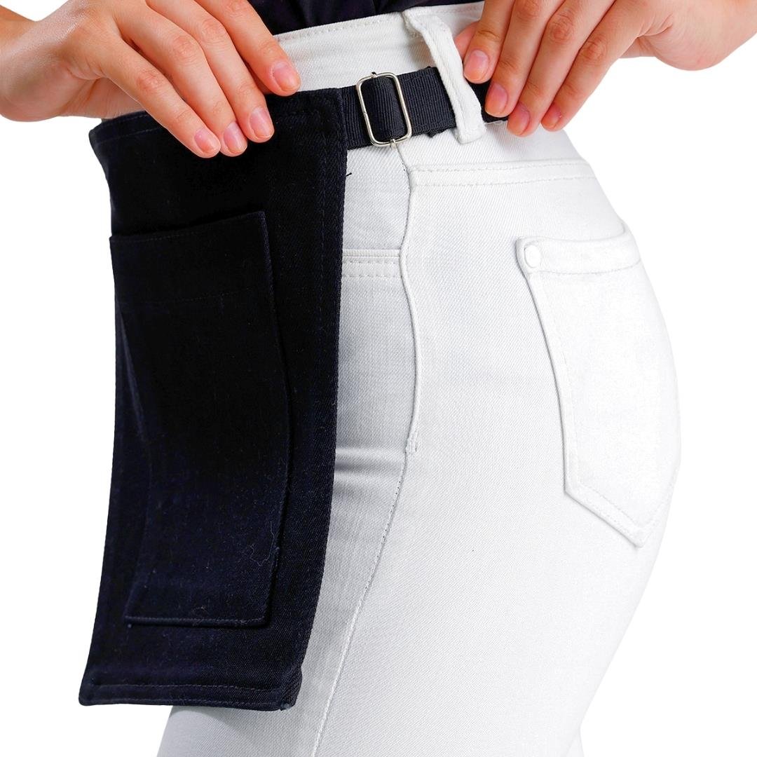 Riga Waist Apron - Black Denim