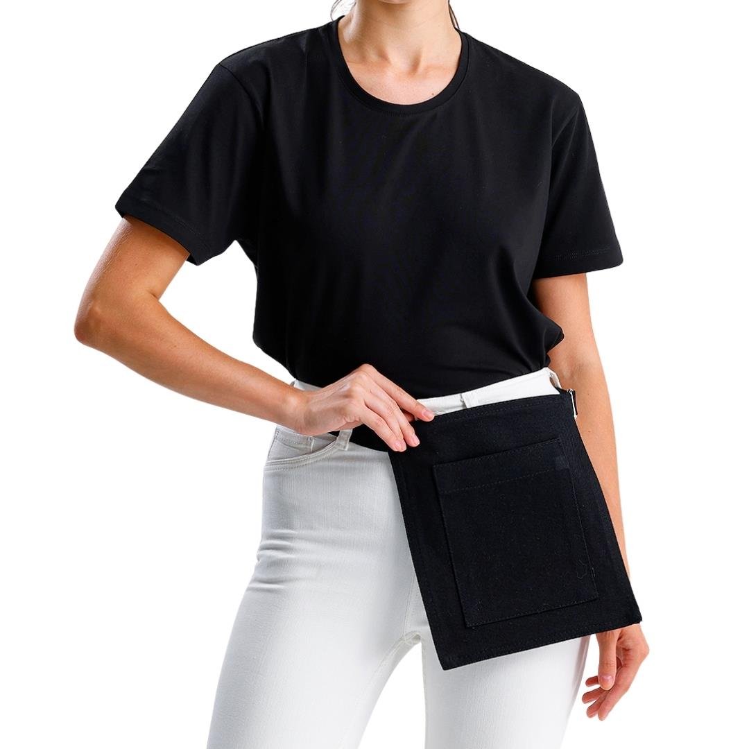 Riga Waist Apron - Black Denim