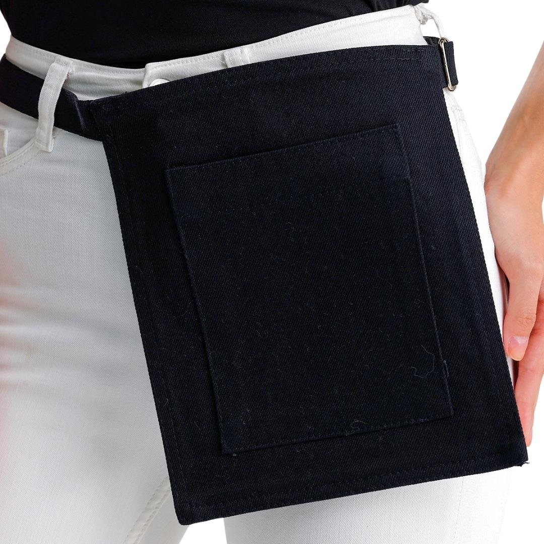 Riga Waist Apron - Black Denim