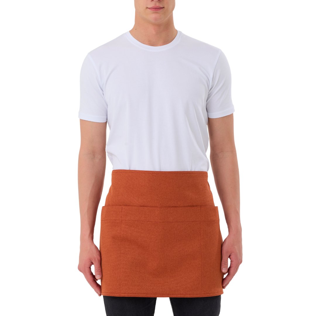 Stockholm Bistro Apron - Burnt Orange