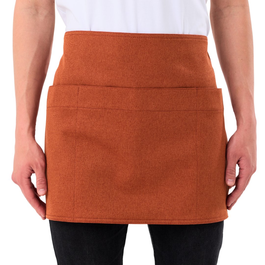 Stockholm Bistro Apron - Burnt Orange