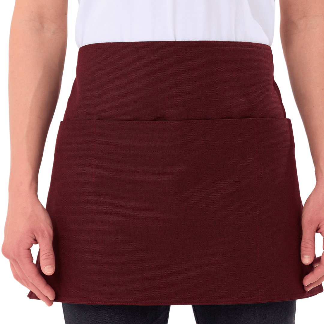 Stockholm Bistro Apron - Deep Merlot
