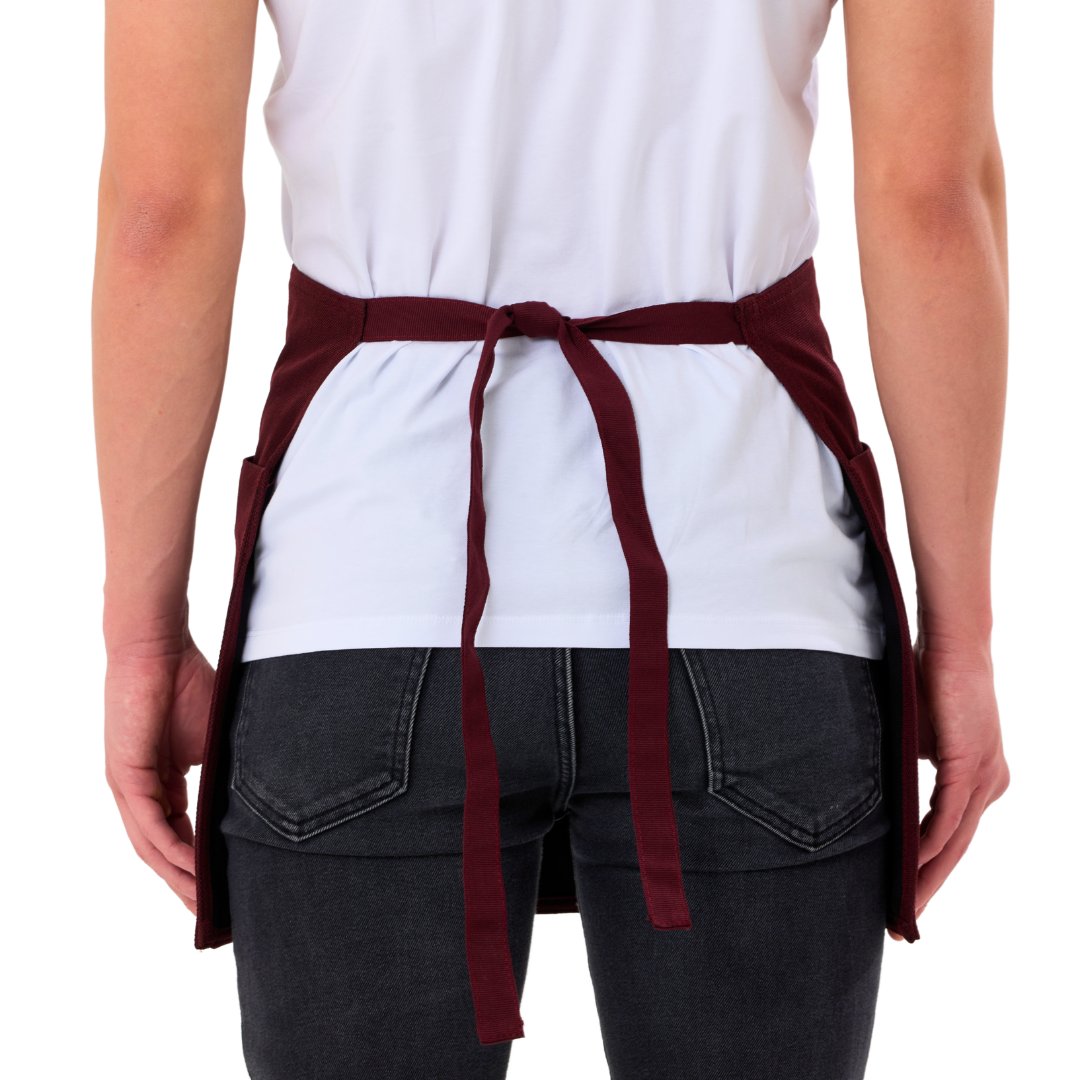 Stockholm Bistro Apron - Deep Merlot