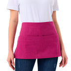 Stockholm Bistro Apron - Magenta Pink