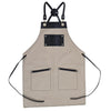 Personalised Premium Apron with Vegan Leather Accents